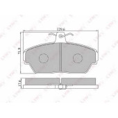 Колодки тормозные дисковые передний для HONDA LEGEND(HS,KA) <b>LYNXauto BD-4604</b>