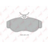 Колодки тормозные дисковые передний для LAND ROVER DISCOVERY(LJ, LT), RANGE ROVER(AE, AN, HAA, HAB, HAM, HBM, LP, RE, RN) <b>LYNXauto BD-5002</b>