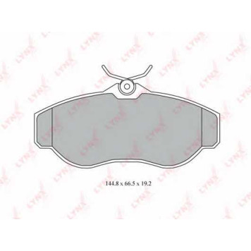 Колодки тормозные дисковые передний для LAND ROVER DISCOVERY(LJ, LT), RANGE ROVER(AE, AN, HAA, HAB, HAM, HBM, LP, RE, RN) <b>LYNXauto BD-5002</b>