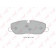 Колодки тормозные дисковые передний для LAND ROVER DISCOVERY(LA,LA#,TAA), RANGE ROVER(LM,LS) <b>LYNXauto BD-5003</b>