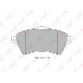 Колодки тормозные дисковые передний для LAND ROVER FREELANDER(LN,LN#), RANGE ROVER(LM) <b>LYNXauto BD-5005</b>