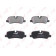 Колодки тормозные дисковые задний для LAND ROVER DISCOVERY(LA,LA#,TAA), RANGE ROVER(LM,LS) <b>LYNXauto BD-5009</b>