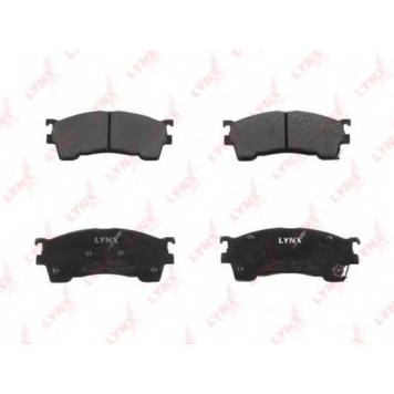 Колодки тормозные дисковые передний для MAZDA 626(GE,GF), MX-6(GE), PREMACY(CP), XEDOS 6(CA) <b>LYNXauto BD-5101</b>-1