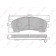 Колодки тормозные дисковые передний для MAZDA 626(GE,GF), MX-6(GE), PREMACY(CP), XEDOS 6(CA) <b>LYNXauto BD-5101</b>