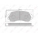 Колодки тормозные дисковые передний для MAZDA 323 F(BJ), FAMILIA(BJ) <b>LYNXauto BD-5103</b>