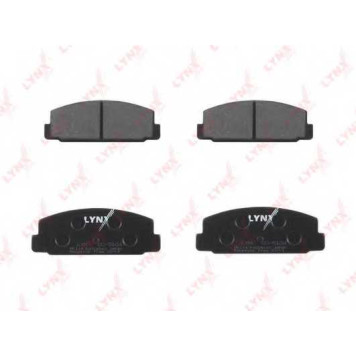 Колодки тормозные дисковые задний для MAZDA 323 F(BJ), 6(GG,GH,GY), 626(GD,GF,GV,GW), FAMILIA(BA,BJ), PREMACY(CP) <b>LYNXauto BD-5104</b>-1