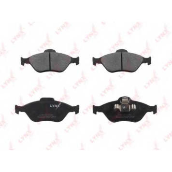 Колодки тормозные дисковые передний для FORD FIESTA, FUSION, KA, PUMA, STREET KA / MAZDA 121, 2 <b>LYNXauto BD-5108</b>-1