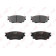 Колодки тормозные дисковые передний для MAZDA 6(GG,GH,GY) <b>LYNXauto BD-5111</b>