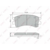 Колодки тормозные дисковые передний для MAZDA 6(GG,GY) <b>LYNXauto BD-5112</b>