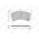 Колодки тормозные дисковые передний для MAZDA 6(GG,GY) <b>LYNXauto BD-5112</b>