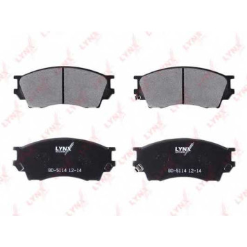 Колодки тормозные дисковые передний для MAZDA B-SERIE(UF), XEDOS 9(TA) <b>LYNXauto BD-5114</b>-1