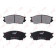 Колодки тормозные дисковые передний для MAZDA B-SERIE(UF), XEDOS 9(TA) <b>LYNXauto BD-5114</b>