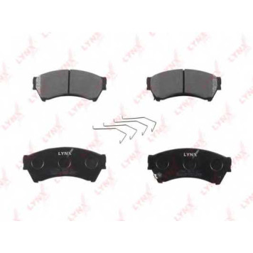 Колодки тормозные дисковые передний для MAZDA 6(GG,GH) <b>LYNXauto BD-5118</b>-1