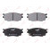 Колодки тормозные дисковые передний для MAZDA 323 F(BJ), 626(GF,GW), PREMACY(CP) <b>LYNXauto BD-5119</b>