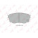 Колодки тормозные дисковые передний для MAZDA 323 F(BJ), 626(GF,GW), PREMACY(CP) <b>LYNXauto BD-5119</b>
