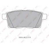 Колодки тормозные дисковые задний для MAZDA CX-7(ER), CX-9(TB) <b>LYNXauto BD-5124</b>