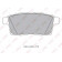 Колодки тормозные дисковые задний для MAZDA CX-7(ER), CX-9(TB) <b>LYNXauto BD-5124</b>