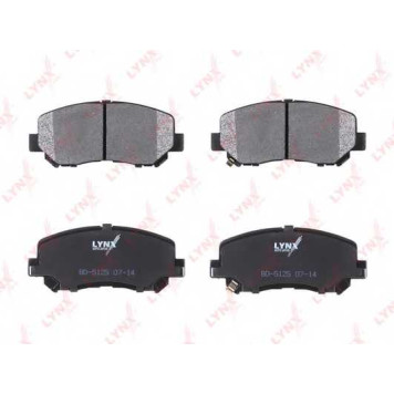 Колодки тормозные дисковые передний для MAZDA CX-5(GH,KE) <b>LYNXauto BD-5125</b>