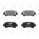 Колодки тормозные дисковые задний для MAZDA CX-5(GH,KE) <b>LYNXauto BD-5126</b>