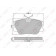 Колодки тормозные дисковые передний для MERCEDES (W124), 190(W201), COUPE(C124), E(A124,C124,S124,W124), KOMBI(S124), S(W126) <b>LYNXauto BD-5301</b>