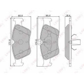 Колодки тормозные дисковые передний для MERCEDES C(S202,W202), CLK(A208,C208), E(S210,W210), S(C140), SLK(R170) <b>LYNXauto BD-5302</b>