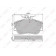 Колодки тормозные дисковые передний для MERCEDES C(S202,W202) <b>LYNXauto BD-5303</b>