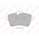 Колодки тормозные дисковые передний для MERCEDES A(W169), B(W245) <b>LYNXauto BD-5308</b>