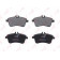 Колодки тормозные дисковые передний для MERCEDES A(W169), B(W245) <b>LYNXauto BD-5309</b>