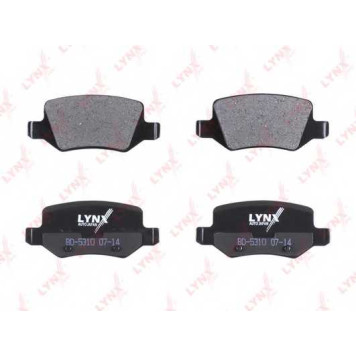 Колодки тормозные дисковые задний для MERCEDES A(W168,W169), B(W245), VANEO(414) <b>LYNXauto BD-5310</b>-1