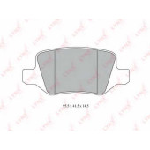 Колодки тормозные дисковые задний для MERCEDES A(W168,W169), B(W245), VANEO(414) <b>LYNXauto BD-5310</b>