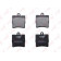 Колодки тормозные дисковые задний для CHRYSLER CROSSFIRE / MERCEDES C(S202,W202,W203), E(S210,W210), S(C140), SLK(R170) <b>LYNXauto BD-5315</b>