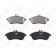 Колодки тормозные дисковые передний для MERCEDES C(C204,S204,W204), E(A207,C207,S212,W211,W212), SLK(R172) <b>LYNXauto BD-5318</b>