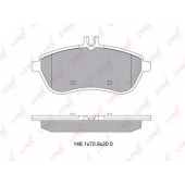 Колодки тормозные дисковые передний для MERCEDES C(C204,S204,W204), E(A207,C207,S212,W211,W212), SLK(R172) <b>LYNXauto BD-5318</b>