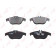 Колодки тормозные дисковые задний для MERCEDES C(C204,S204,W204), E(A207,C207), GLK(X204) <b>LYNXauto BD-5319</b>