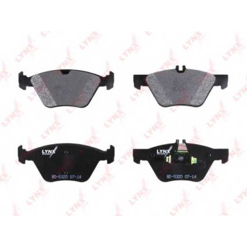 Колодки тормозные дисковые передний для CHRYSLER CROSSFIRE / MERCEDES CLK(A208,C208), E(S210,W210), S(W220), SLK(R170) <b>LYNXauto BD-5320</b>-1