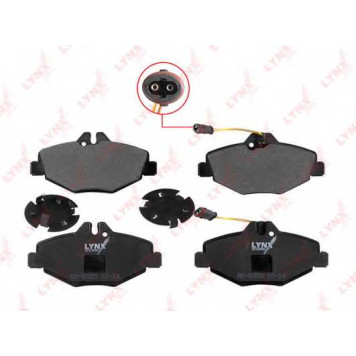 Колодки тормозные дисковые передний для MERCEDES E(S211,W211) <b>LYNXauto BD-5323</b>-1