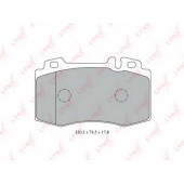 Колодки тормозные дисковые передний для MERCEDES C(CL203,S203,W203), CLK(A209,C209), CLS(C219), E(S211,W211), S(C215,W220), SL(R230), SLK(R171) <b>LYNXauto BD-5324</b>