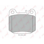 Колодки тормозные дисковые задний для MERCEDES M(W163) <b>LYNXauto BD-5329</b>