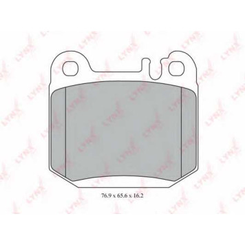 Колодки тормозные дисковые задний для MERCEDES M(W163) <b>LYNXauto BD-5329</b>