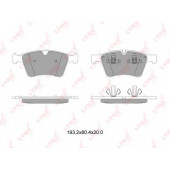 Колодки тормозные дисковые передний для MERCEDES GL(X164), M(W164), R(V251,W251) <b>LYNXauto BD-5331</b>