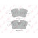 Колодки тормозные дисковые задний для MERCEDES GL(X164), M(W164), R(V251,W251) <b>LYNXauto BD-5332</b>
