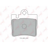 Колодки тормозные дисковые задний для MERCEDES S(C215,W220) <b>LYNXauto BD-5334</b>