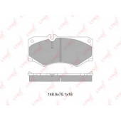 Колодки тормозные дисковые передний для MERCEDES 100(631), G(W460,W461,W463), T1(601,602), T1/TN, T2/LN1 / VW LT(281-363,291-512,293-909) <b>LYNXauto BD-5335</b>