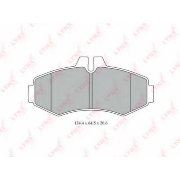 Колодки тормозные дисковые передний для MERCEDES V(638/2), VITO(638) <b>LYNXauto BD-5339</b>