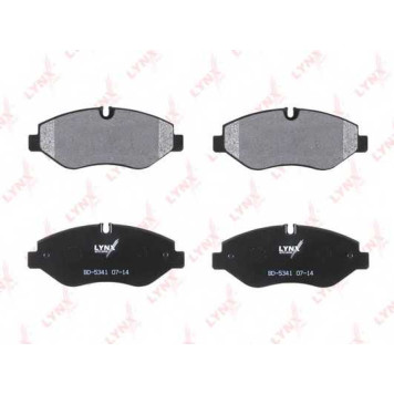 Колодки тормозные дисковые передний для MERCEDES M(W164), SPRINTER(906), VIANO(W639), VITO(W639) / VW CRAFTER(2E#,2F#) <b>LYNXauto BD-5341</b>-1