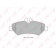 Колодки тормозные дисковые задний для MERCEDES SPRINTER(906) / VW CRAFTER(2E#,2F#) <b>LYNXauto BD-5342</b>