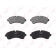Колодки тормозные дисковые передний для MERCEDES SPRINTER(906) / VW CRAFTER(2E#,2F#) <b>LYNXauto BD-5343</b>