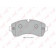 Колодки тормозные дисковые передний для MERCEDES SPRINTER(906) / VW CRAFTER(2E#,2F#) <b>LYNXauto BD-5343</b>