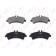 Колодки тормозные дисковые задний для MERCEDES SPRINTER(906) / VW CRAFTER(2E#,2F#) <b>LYNXauto BD-5344</b>