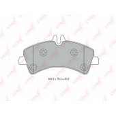 Колодки тормозные дисковые задний для MERCEDES SPRINTER(906) / VW CRAFTER(2E#,2F#) <b>LYNXauto BD-5344</b>
